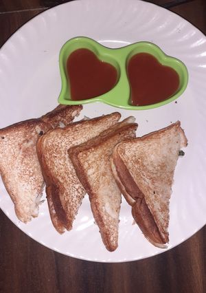 A picture of Veg cheese sandwich.