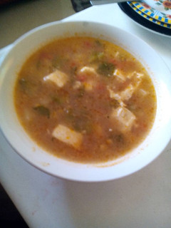 Una foto de Sopa de papa con queso