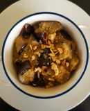 Curry verde de berenjena y albahaca. (Vegano y Keto)