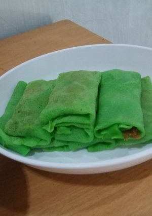 Foto resep Resep dadar gulung isi kelapa parut
