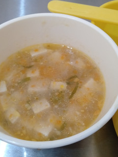 Foto resep Sup Tofu dan Wortel MPASI (9mo+)