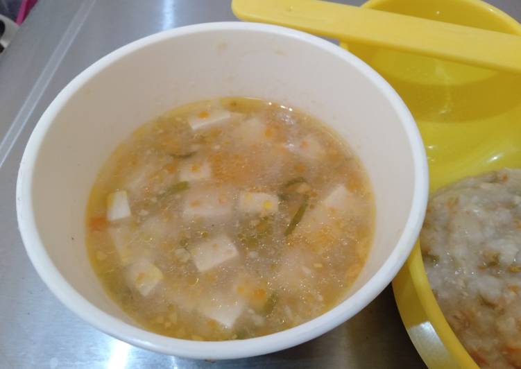 Sup Tofu dan Wortel MPASI (9mo+)