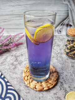 Foto resep Es Teh Lemon Bunga Telang