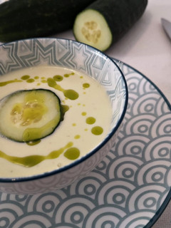 Una foto de Sopa de pepino