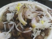 A picture of chawal beans
