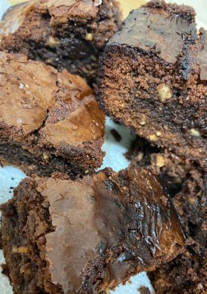 Una foto de Los brownies favoritos de perdigón