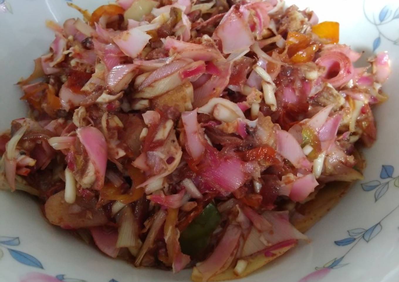 Sambal kecicang (bunga kecombrang)