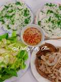 Banh Hoi with Pork Offal