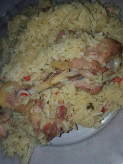 Una foto de Arroz con pollo