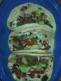 Tacos de carne molida