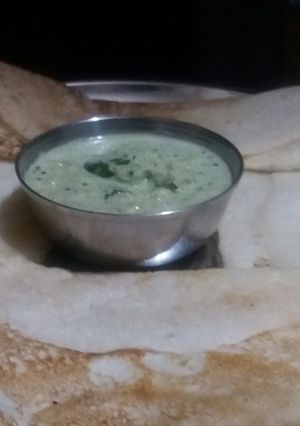 A picture of Dosa chutney.