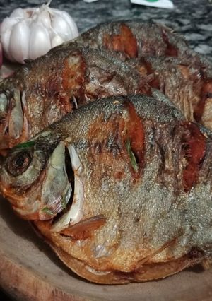 Foto resep Ikan goreng daun jeruk
