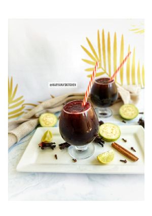 A picture of HIBISCUS&GUAVA JUICE.