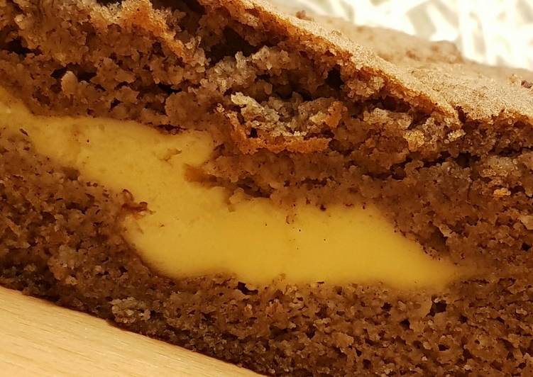 Steps to Prepare Ultimate Low Carb Banana Cinnamon Cake (With Custard Centre)