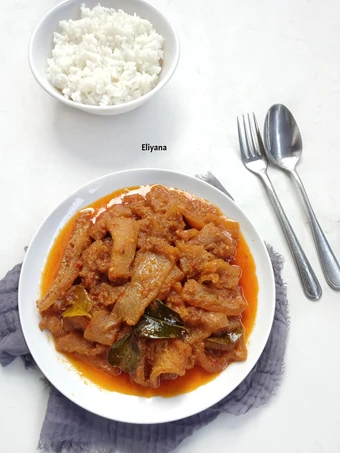 Cara Mudah Menyiapkan Resep Sambal goreng krecek (krupuk rambak) tanpa santan yang Bikin Ngiler Anti Ribet, Uenak Banget