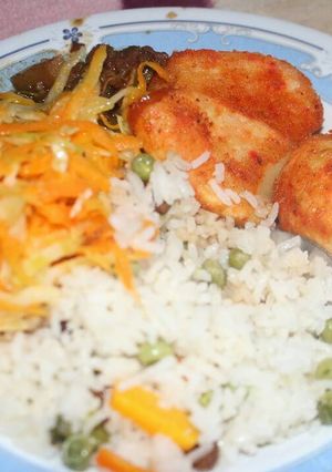 A picture of Vegetable rice.