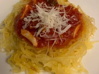 Spaghetti Squash with Marinara Sauce