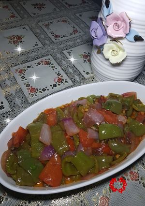 A picture of Chilli Garlic Capcicum.