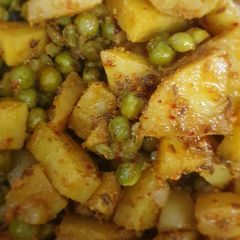 A picture of Potato peas.