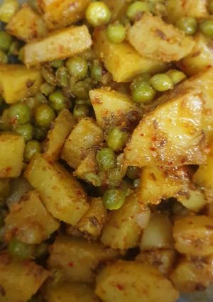 A picture of Potato peas.