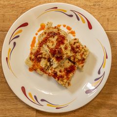 A picture of Panchratna dhokla.