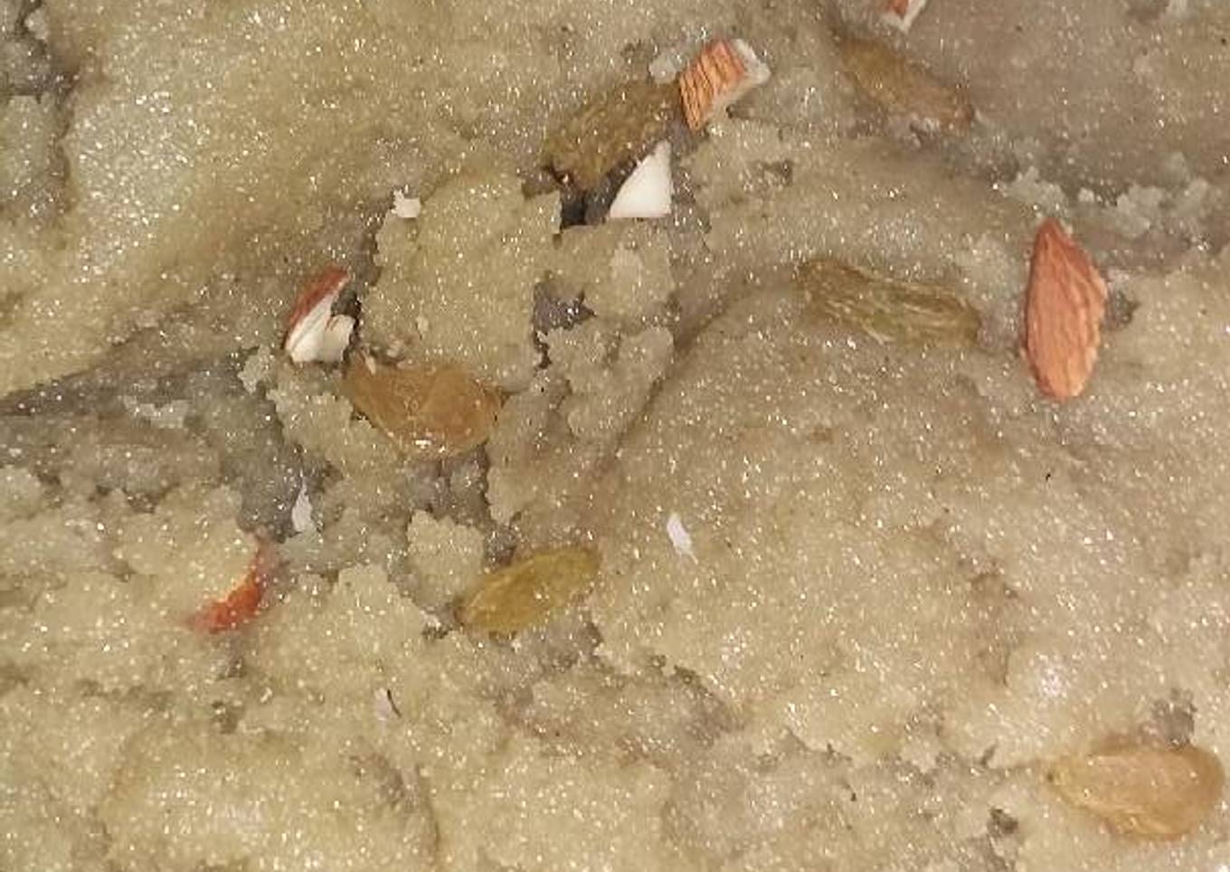 Gur wala suji ka halwa