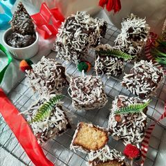 Lamingtons A picture of Lamingtons.