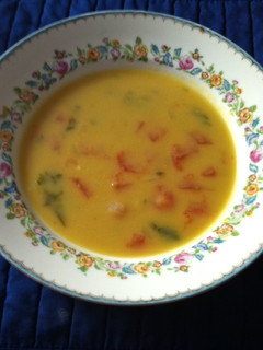 Una foto de Caldo de habas a la mexicana