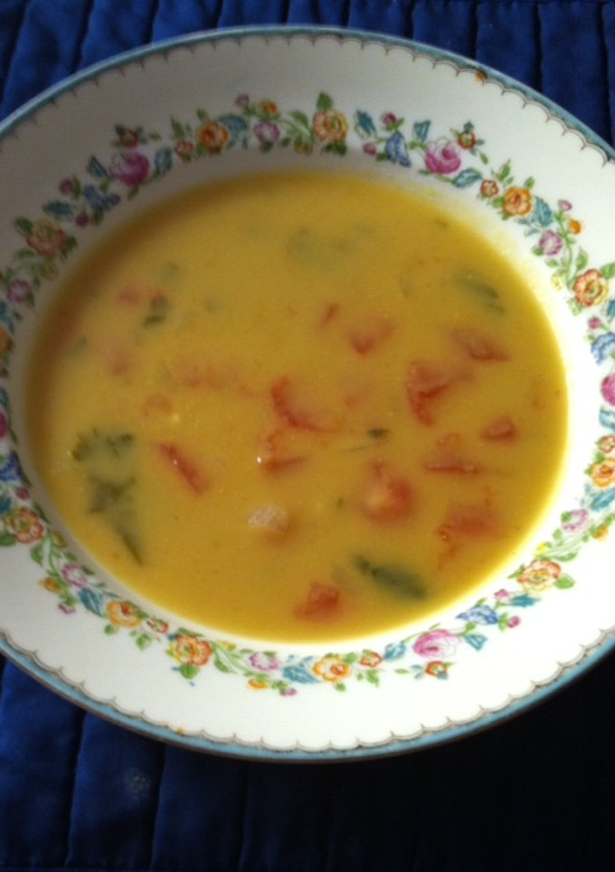Una foto de Caldo de habas a la mexicana