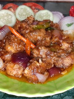 চিলি চিকেন (Chilli chicken recipe in bengali) রেসিপির প্রধান ছবি