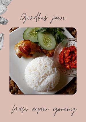 Foto resep Nasi ayam goreng