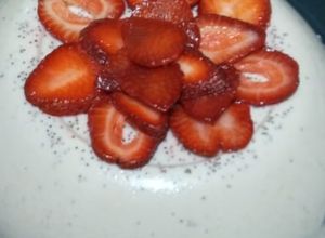 Una foto de Gelatina dulce fresa