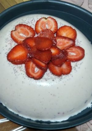 Una foto de Gelatina dulce fresa