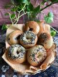 Bagel dengan Ragi Alami /Sourdough Bagels
