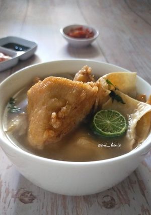 Foto resep 169. Batagor dan Pangsit Ayam Kuah