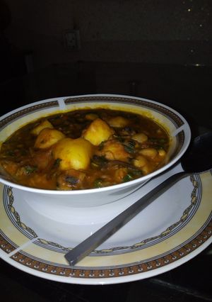 A picture of Beans pottage.