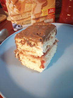 A picture of Nutella, Strawberry Jam Oven Pancake.