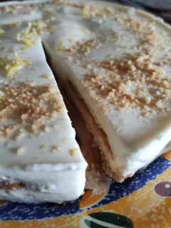 Una foto de Tarta de limón sin gluten