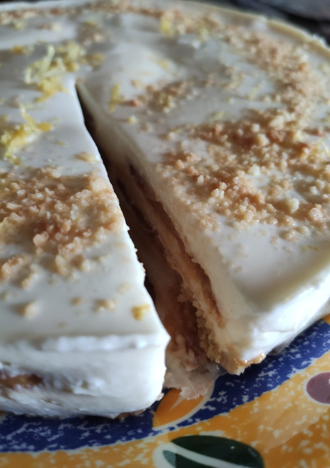 Una foto de Tarta de limón sin gluten
