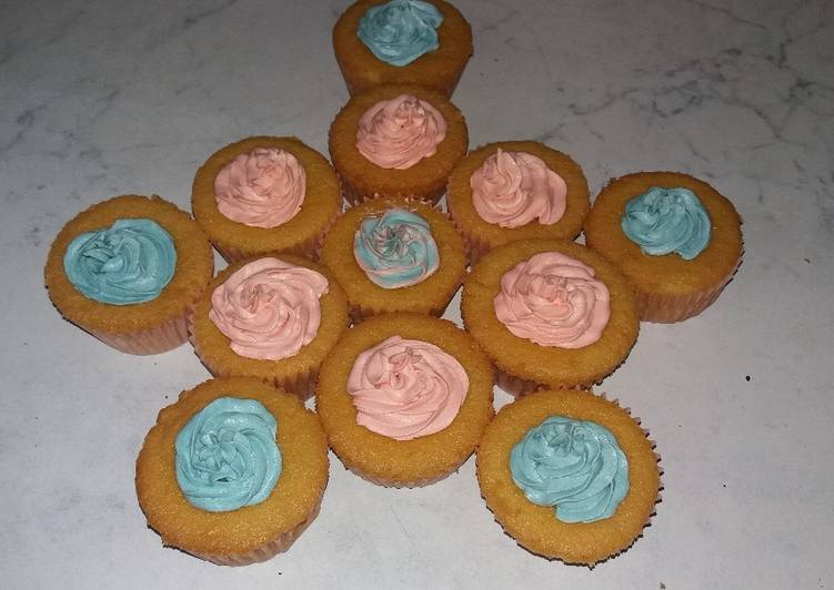 Vanilla sponge cupcakes