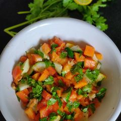 A picture of Papaya cucumber tangy salad.