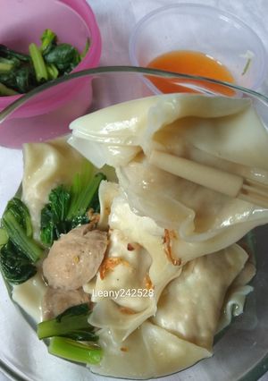 Foto resep Pangsit bakso kuah