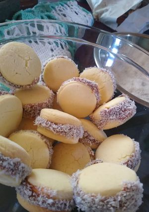 Una foto de Alfajores de maicena