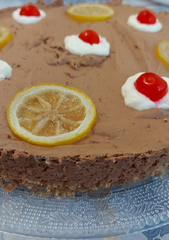 Una foto de Tarta de mousse de chocolate 🍫