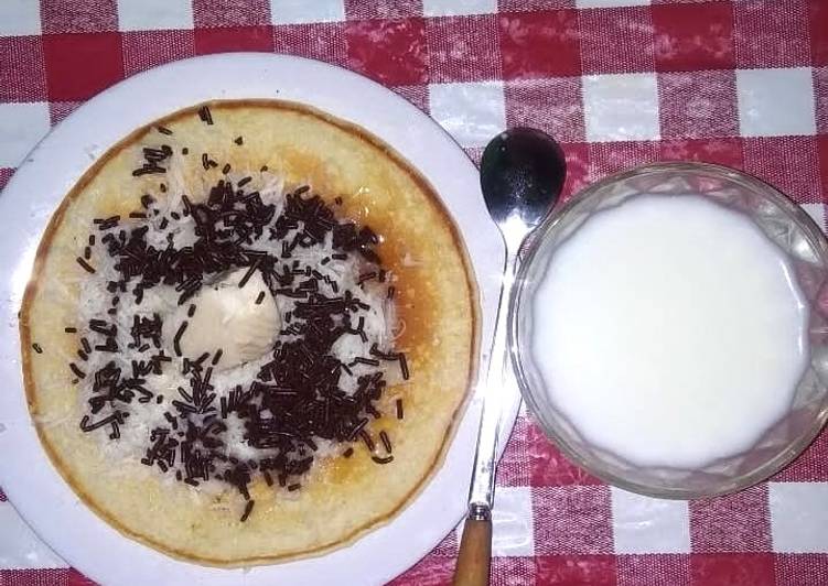 Cheese pancake 5 menit