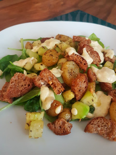 Une photo de Salade césar végétarienne