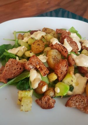 Une photo de Salade césar végétarienne