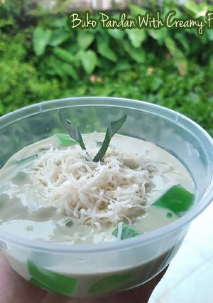 Foto resep Buko Pandan With Creamy Fla