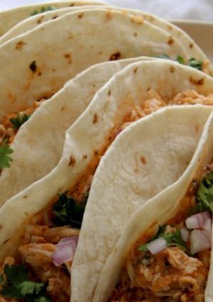 Una foto de Tacos de Pollo a la Parrilla