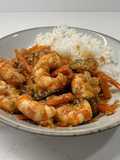 Chop suey de gambón